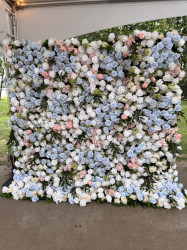 5D WildFlower Blue, Pink And White